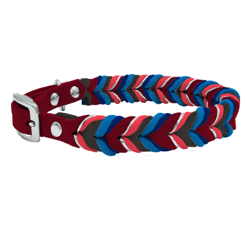 Leder Halsband Braided+ Konfigurator