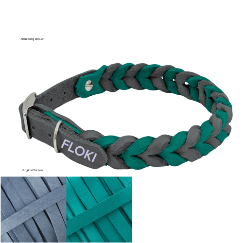 Leder Halsband geflochten Konfigurator