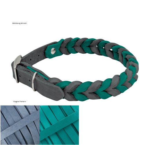 Leder Halsband geflochten Konfigurator