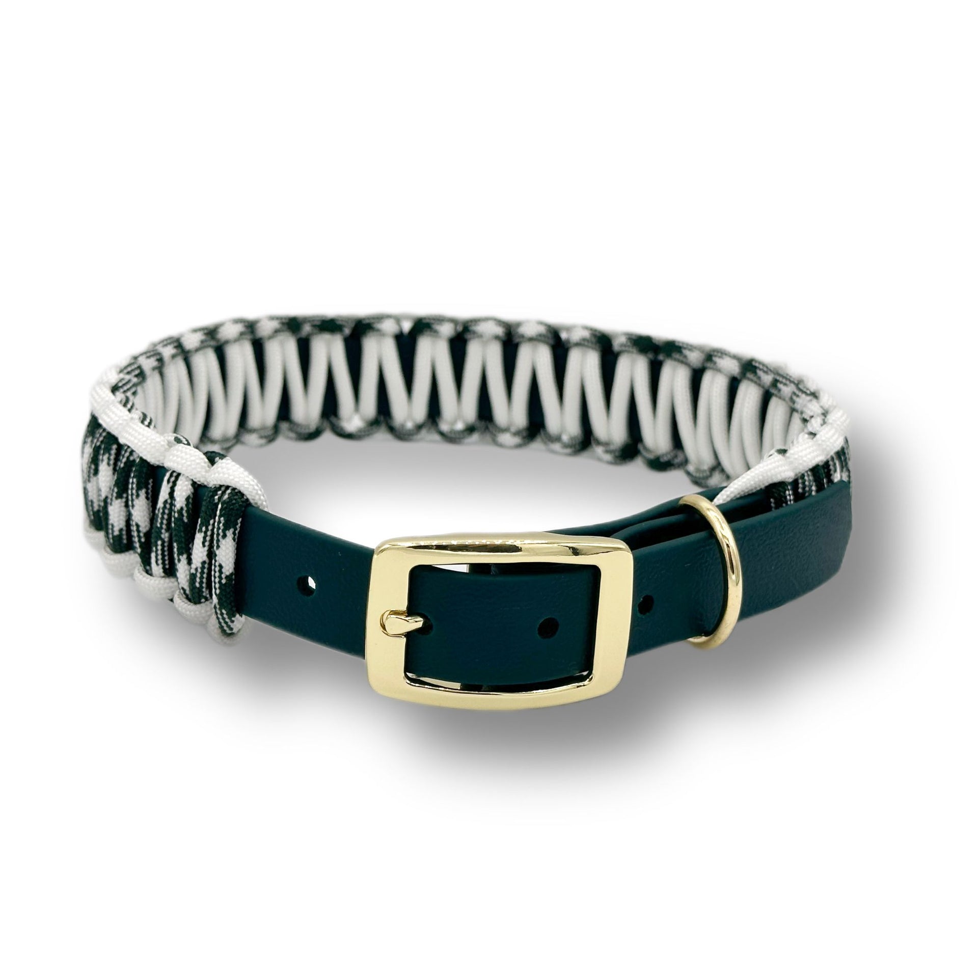 Biothane Halsband Cord Comfort Dark Green  Pfoten Chic