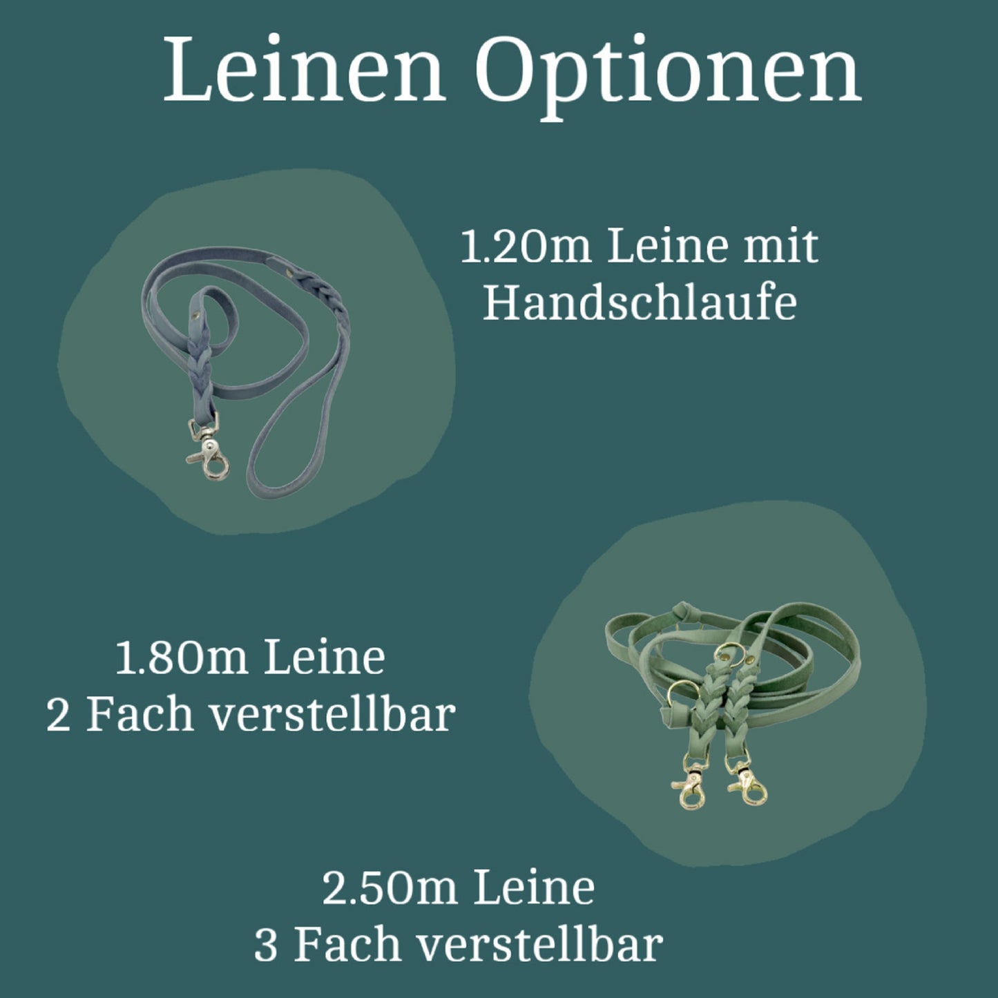 Personalisierbares Leder Halsband Rust