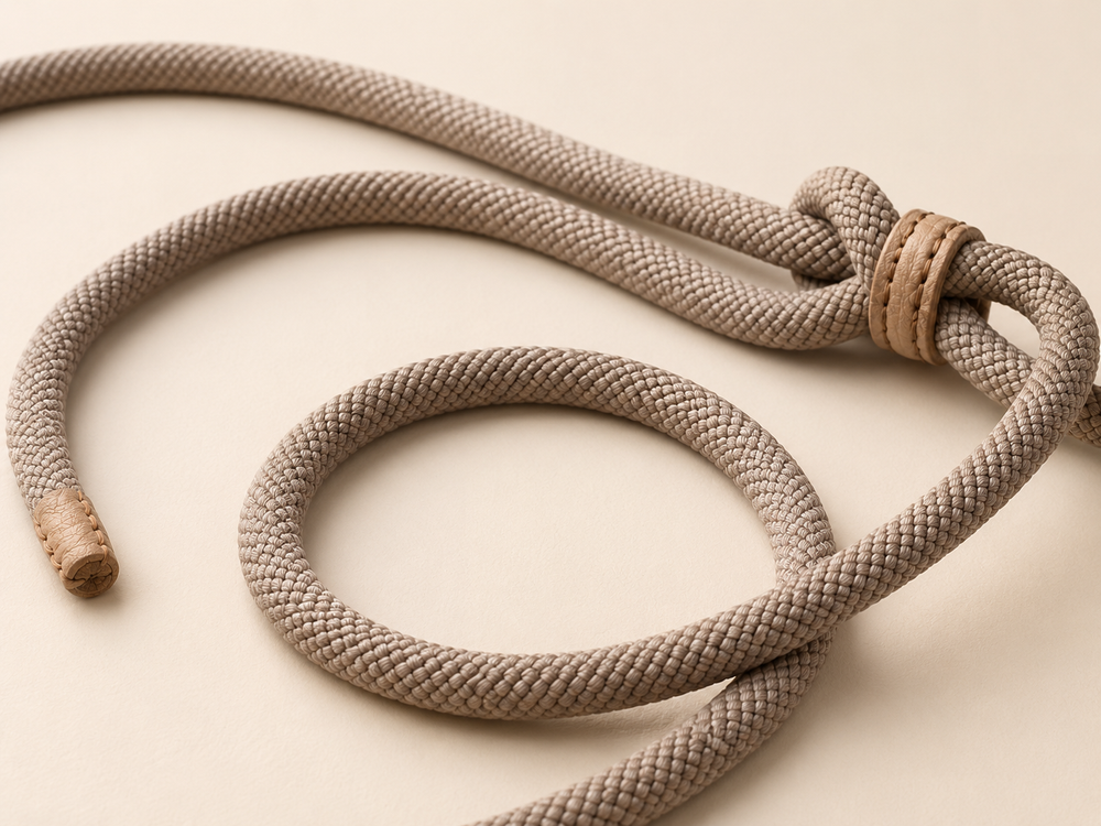 Tau Halsband mit Leder und Takelung konfigurieren