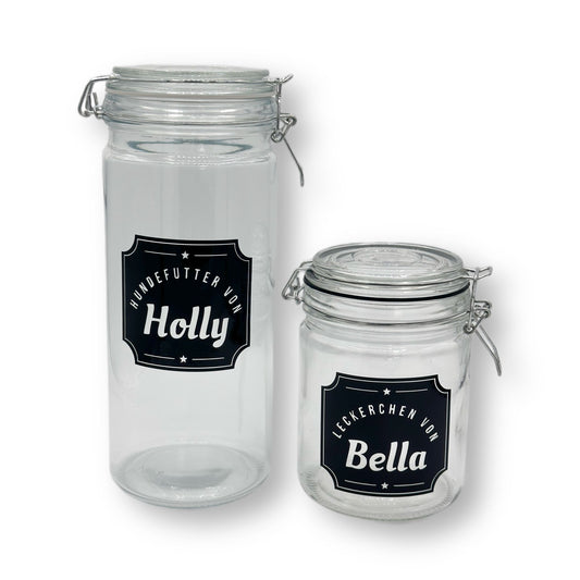 Personalisierbares Vorratsglas